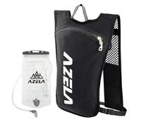 JF HOME BLISS Running Hydration Vest with 1.5L Water Bladder Lightweight Breathable Reflective Vest for Men & Women Adjustable Fit for Marathon Trail Running Hiking Cycling Black