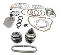 JF015E Transmission CVT Auto Drive Pulley Set Master Rebuild Kit 29 Teeth With Belt/Chain Gasket Kit 901068 Compatible with 2011-2015 Nissan Sentra Suzuki Mitsubishi RE0F11A