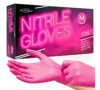 JFA Medical Disposable Powder Free Pink Nitrile Gl