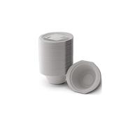 JFA Medical Disposable Pulp Kidney Dishes, Pack of 50 - Lightweight, Stackable, Single-Use Medical Bowls