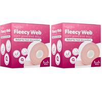 JFA Medical Fleecy Web Adhesive Roll for Feet 5cm x 3m - Multipack: 2 Packs of 1 Roll