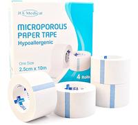 JFA Medical Microporous Surgical Tape First Aid Medical Tape 2.5cm x 10m - Pack of 4 Rolls