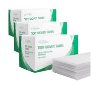 JFA Medical Premium Non-Woven Gauze Swabs 10cm x 20cm - Multipack: 3 Packs of 100