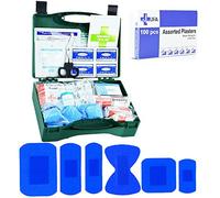 JFA Medical Small Catering BSI First Aid Kit Including Box of 100 Blue plasters