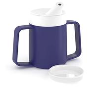 JFA Supplies 2 Handles 165ml Blue Adult Drinking Mug/Drinking Cup/Sippy Cup/Non Spill Cup