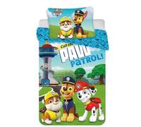 JFabrics Paw Patrol Reversible Bedding Set - Duvet Cover 100 x 135 cm + Pillowcase 40 x 60 cm Marcus, Chase and Ruben