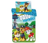 JFabrics Paw Patrol Reversible Bedding Set - Duvet Cover 100 x 135 cm + Pillowcase 40 x 60 cm Marcus, Chase and Ruben