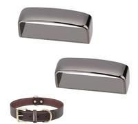 JFangZHZH 2 Pcs Belt Loop Keepers,4 X 1.2cm,Stainless Steel Belts Loop Keeper,Belt Strap Ring,Men's Belts Buckle Belt Keeper,Buckles Keeper Accessories