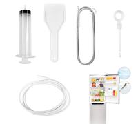 JFangZHZH Fridge Drain Hole Cleaning Tool,5 PCS Fridge Dredger Set,Drain Pipe Cleaning Brush,Refrigerator Drain Pipe Blocked Dredging Tool,for Refrigerator Cleaning