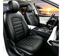 JFBHSD Car Seat Covers Full Set compatible with Audi A6 allroad quattro | Faux Leather Waterproof Seat Protectors Non-Slip Scratch-Resistant Breathable Cushion Covers