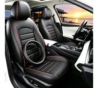 JFBHSD Car Seat Covers Full Set compatible with Hyundai Tucson | Car Seat Covers Full Set, Front Seats Back Seat Cover, Waterproof Cushion Leather Protector