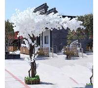 JFBLSD Artificial Cherry Blossom Tree Wishing Indoor Decoration Large for Home, Wedding, Party, Garden, Office Decoration, Plant(2.5 * 2M/98 * 78in)