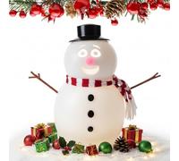 JFBNXB Animated Talking Snowman, The Animated Snowman with Blinking Eyes and Singing Feature, Interactive Holiday Decor for Children, Christmas Home Decoration, 1pcs