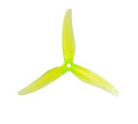 JfdLbv 0.5Inch 3 Blade Propeller Motor Drones For 2306 2207 F5131 FPV(5131 2Pairs Yellow)