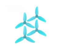 JfdLbv 10Pairs T2.5X2.5X3 2525 3 Piece PC Propeller Type 2.5 Inch Cinematic Loop Pipeline Components FIT For RC FPV(10 Pairs Blue)
