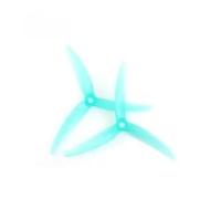 JfdLbv 12Pairs J37 Poly Carbonate 4.9inch Propeller 3.7Pitch 3 Blade Three Blade With 5mm Shaft Prop RC Racing FIT For FPV(12 Pairs blue)