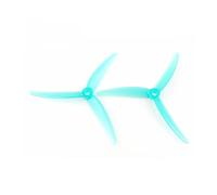 JfdLbv 12Pairs J40 5.1X4X3 5143 3-Blade PC Propeller Freestyle 5inch Drones Parts FIT For FPV(12Pairs Blue)