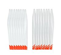 JfdLbv 16pcs Carbon Fiber Propellers Nylon Propellers 5413 5415 Blade CW CCW Props Drone Fit For T40 T50(Nylon blades(WHITE))