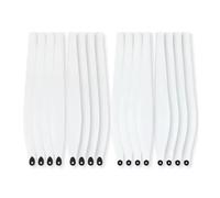 JfdLbv 16Pcs Carbon Nylon White Propeller Series CW CCW Folding Propellers Drone Accessories Part For T40 T50