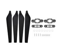 JfdLbv 2880 Carbon Propeller Aircraft Foldable Blade Accessory Paddle Clamp Repair Drone For E5000(Black Props 4pcs)