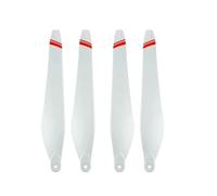 JfdLbv 3411 Carbon Fiber Propellers Drone White UV Resistant Blades For X9(3411 clamp 1 Pair)