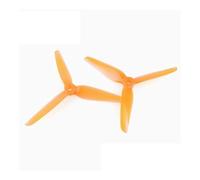 JfdLbv 5.1Inch 3 Blade Colorful Racing Propeller Drones For R38 FPV(5.1Inch 2Pairs Orang)
