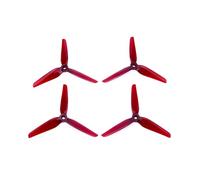 JfdLbv 5.1X3.8X3cm 5inch Red 3 Blade Propeller Drone Quadcopter Drone Accessories Parts FIT For M 5 Pro FPV(8Pairs red)