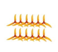 JfdLbv 6pairs BB39 Propeller Suitable V3 Motors V2 3-Blade Freestyle Props FIT For BB2207 AE2207(Clear Orange -6Pairs)