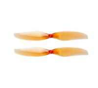 JfdLbv 75mm 3Inch 2 Blade Propeller Replacement Quadcopter For DT(2Pairs Orange)
