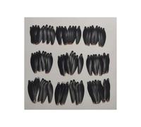 JfdLbv Blade Propellers Fan Spare Parts Maple Leaf Wings 9 Sets 72PCS For V198 Brushless Drone