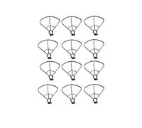 JfdLbv Blades Guard Parts L200PRO RC Drone Quadcopter Propeller Accessory For L200 Pro Max(6Front 6Rear guard)