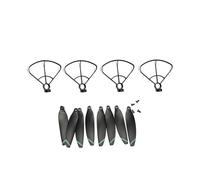 JfdLbv Blades Guard Parts L200PRO RC Drone Quadcopter Propeller Accessory For L200 Pro Max(8Prop 1set Guard)