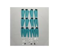 JfdLbv Blue Propeller Wing Fans For F11S F11 4K Pro Spare Parts Drone Accessories(12pcs)