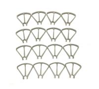 JfdLbv Drone Accessory Foldable Quadcopter Propeller Props Parts Blade Protective Blades Guard For 4D-V30 V30(16p gray guard)