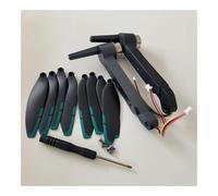 JfdLbv Drone Spare Part Kit Front A Front B Arm With 8PCS Propeller Blade With Screwdriver Drone Accessory For S159(Set 01)