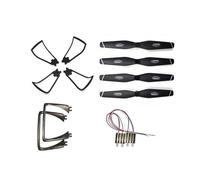 JfdLbv Engines Motor Gear Propeller Cover Drone RC Quadcopter Spare Parts Accessories For SG106(Red)