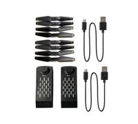 JfdLbv Foldable DRONE V4 Batteries Spare Parts Arm Motor Engines Gear Guard Propeller Blades For 4D-V4(Battery kit)