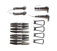 JfdLbv Foldable DRONE V4 Batteries Spare Parts Arm Motor Engines Gear Guard Propeller Blades For 4D-V4(Arm kit)