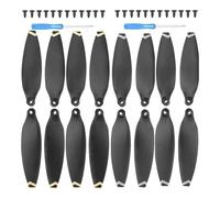 JfdLbv Low Noise Propeller Drone Parts Light Weight Prop Folding Blade Wing Accessory For F X8 V2(Golden White Edge)