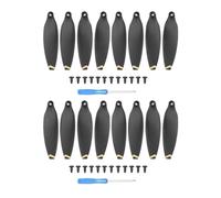 JfdLbv Low Noise Propeller Drone Parts Light Weight Prop Folding Blade Wing Accessory For F X8 V2(Golden Edge 16pcs)
