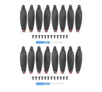 JfdLbv Low Noise Propeller Drone Parts Light Weight Prop Folding Blade Wing Accessory For F X8 V2(Orange Edge 16pcs)