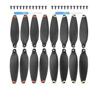 JfdLbv Low Noise Propeller Drone Parts Light Weight Prop Folding Blade Wing Accessory For F X8 V2(Orange Golden Edge)