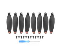 JfdLbv Low Noise Propeller Drone Parts Light Weight Prop Folding Blade Wing Accessory For F X8 V2(Orange Edge 8pcs)