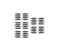 JfdLbv Propeller Spare Part A16 Blade Maple Leaf Part RC Quadcopter Wing Rotor Accessory 8PCS Set For A16 MAX Brushless Drone(40PCS Propeller)