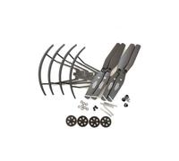 JfdLbv Quadcopter Spare Parts Bearings Aluminum Shaft Gears Blades Propeller Guard For S166 S167 RC Drone