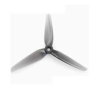 JfdLbv R38 5.1Inch 3 Blade Colorful Racing Propeller HeadsUp Collaboration Drones For FPV(5.1Inch 2Pairs Grey)