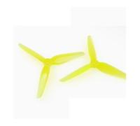 JfdLbv R38 5.1Inch 3 Blade Colorful Racing Propeller HeadsUp Collaboration Drones For FPV(5.1Inch 2Pairs Yello)