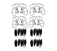 JfdLbv Rc Drone Guard Blades Accessory Props Parts Propeller For Z908MAX 3(4set guard 32 prop)
