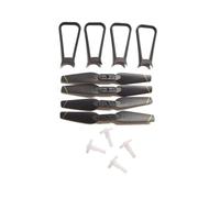 JfdLbv RC Drone Propellers Blades Wings Arm Motor Engines Spare Parts For 4D-V4(Light Grey)