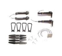 JfdLbv RC Drone Propellers Blades Wings Arm Motor Engines Spare Parts For 4D-V4(PURPLE)